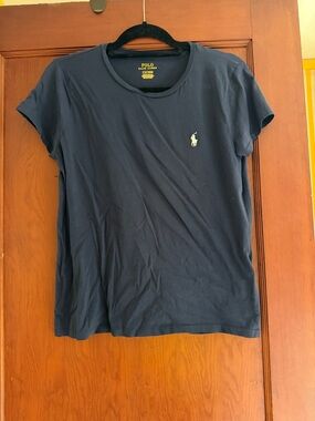 Polo by Ralph Lauren Navy Short Sleeve Crew Tee with Embroidered Pony
